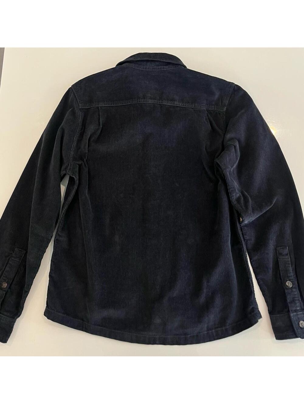 Patagonia Men's Corduroy Heavy-Weight Button Up Shirt Smolder Blue Size S - Picture 7 of 13